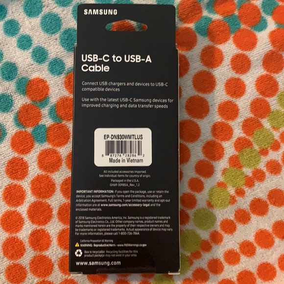 Samsung Charging Cable - Picture 2 of 5